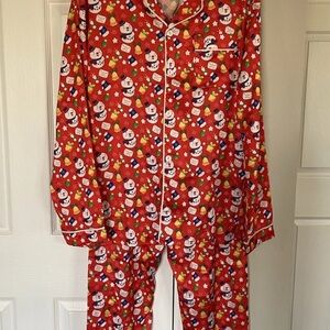 Men’s Size Small, Christmas Pajama Set, Silky feel, Comfy, NEW, 2 piece